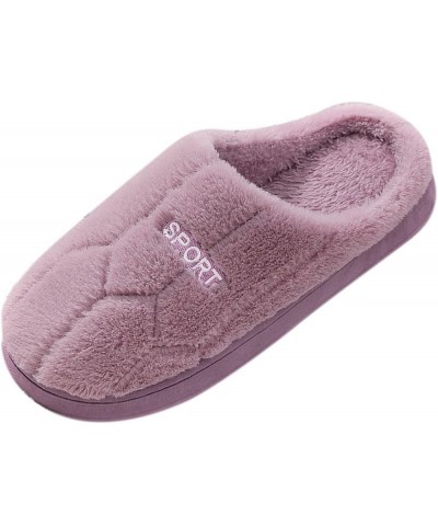 Slide in Slippers for Women Casual Shoes Women Sliper Ladies Women's Slipper Womens Fuzzy Slippers Size 8 Open Toe Purple-1➤➤...