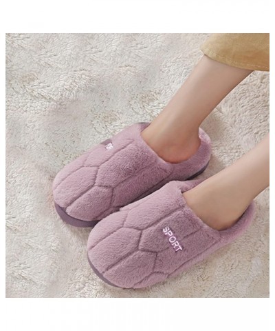 Slide in Slippers for Women Casual Shoes Women Sliper Ladies Women's Slipper Womens Fuzzy Slippers Size 8 Open Toe Purple-1➤➤...