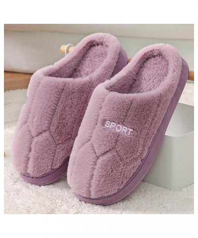 Slide in Slippers for Women Casual Shoes Women Sliper Ladies Women's Slipper Womens Fuzzy Slippers Size 8 Open Toe Purple-1➤➤...