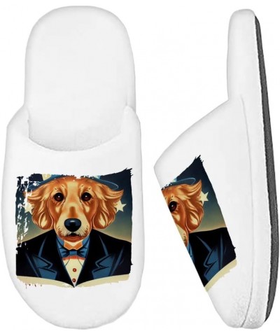 Cool Dog Memory Foam Slippers - Golden Retriever Slippers - Cool Art Slippers $24.64 Slippers