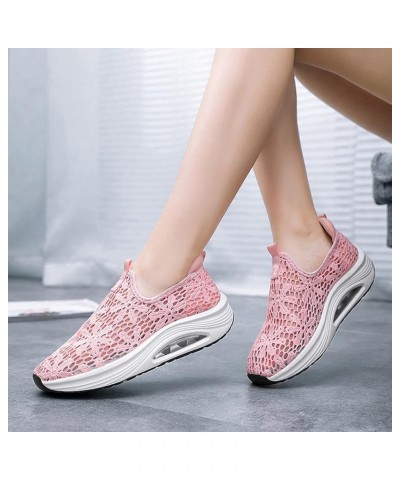 Black Womens Sneakers, Slip On Canvas Shoes for Women Low Top Fashion Sneakers Comfortable Walking Flats Pink $20.90 Athletic...