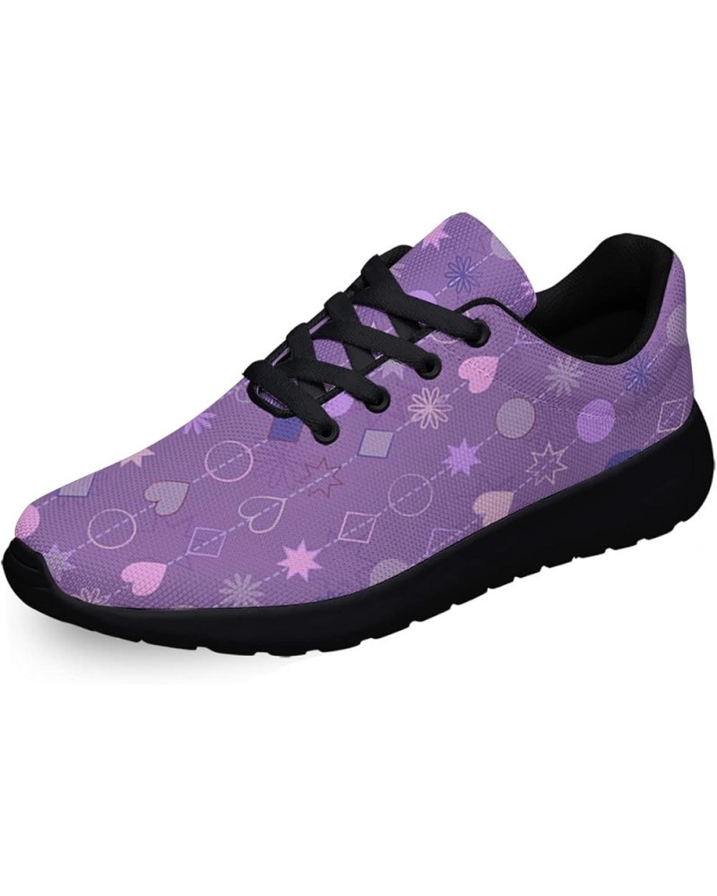 Women Men Sneaker Colorful Circuit Shoes Colorful Figures Black 1566 $38.39 Outdoor Shoes