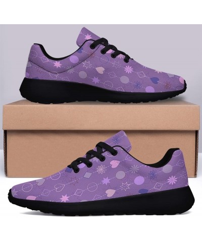 Women Men Sneaker Colorful Circuit Shoes Colorful Figures Black 1566 $38.39 Outdoor Shoes