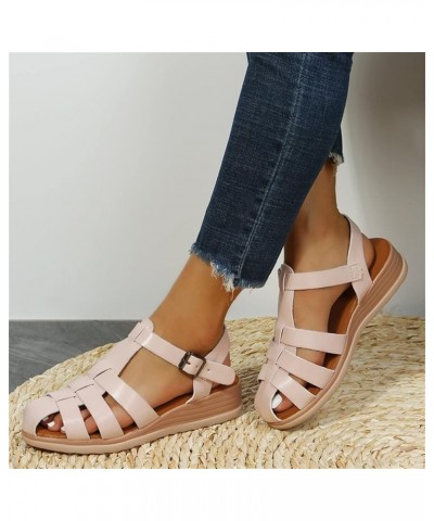 Sport Sandals Women Flats Shoes Dressy Sandals Women Sandals Women Sport Sandal Wide Sandals Women Wedge Flip Flops Fo Pink-f...