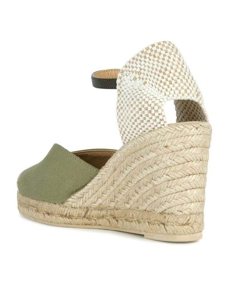 Womens Gelsa Wedge Sandal Militar $48.35 Sandals