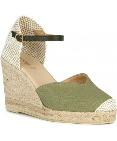 Womens Gelsa Wedge Sandal Militar $48.35 Sandals