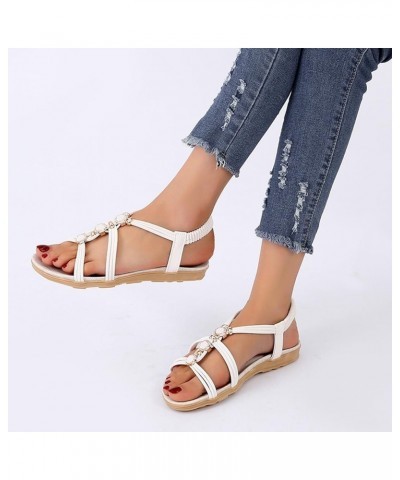 Sandals Women Sandalias Mujer Flats For Women High Heels Sandals For Women Socks To Wear With Flats For Women'S Platfo G-whit...