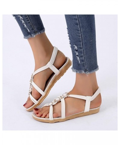 Sandals Women Sandalias Mujer Flats For Women High Heels Sandals For Women Socks To Wear With Flats For Women'S Platfo G-whit...