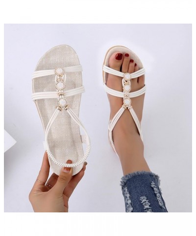 Sandals Women Sandalias Mujer Flats For Women High Heels Sandals For Women Socks To Wear With Flats For Women'S Platfo G-whit...