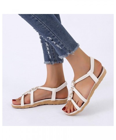 Sandals Women Sandalias Mujer Flats For Women High Heels Sandals For Women Socks To Wear With Flats For Women'S Platfo G-whit...