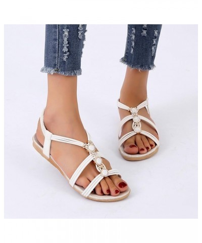 Sandals Women Sandalias Mujer Flats For Women High Heels Sandals For Women Socks To Wear With Flats For Women'S Platfo G-whit...