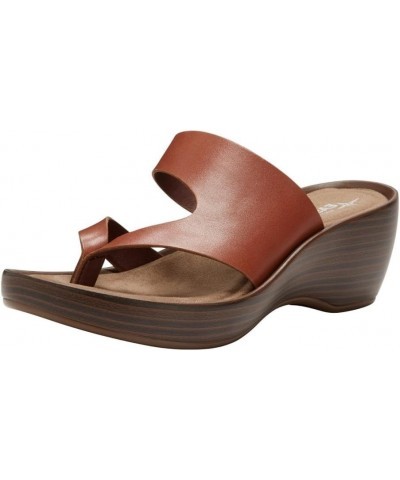 Women's Laurel Wedge Sandal Tan $27.30 Sandals