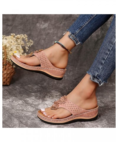 Slip on Shoes for Women Open Toe Elastic Strappy String Espadrilles Wedge Casual Sandals Dress Beach Slipper Shoes 168-hyems-...