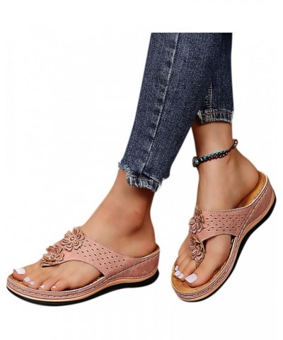 Slip on Shoes for Women Open Toe Elastic Strappy String Espadrilles Wedge Casual Sandals Dress Beach Slipper Shoes 168-hyems-...