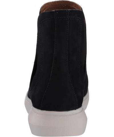 Women's Leather Made in Brazil Luxury Chelsea Boot with Sneaker Sole Navy Suede $18.80 Boots