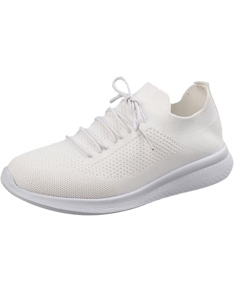 Memory Foam Shoes Women Running Shoes for Women Womens Work Shoes Business Casual Casual Shoes White Sneakers Z 04-white $20....