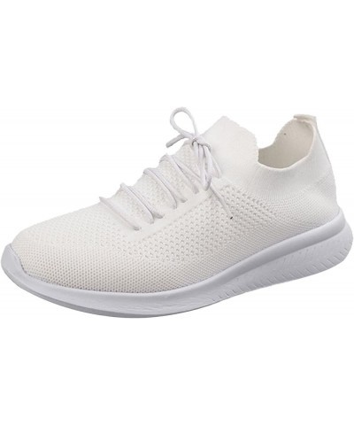 Memory Foam Shoes Women Running Shoes for Women Womens Work Shoes Business Casual Casual Shoes White Sneakers Z 04-white $20....