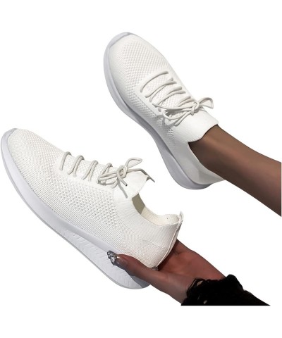 Memory Foam Shoes Women Running Shoes for Women Womens Work Shoes Business Casual Casual Shoes White Sneakers Z 04-white $20....