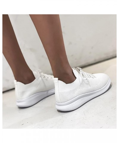 Memory Foam Shoes Women Running Shoes for Women Womens Work Shoes Business Casual Casual Shoes White Sneakers Z 04-white $20....