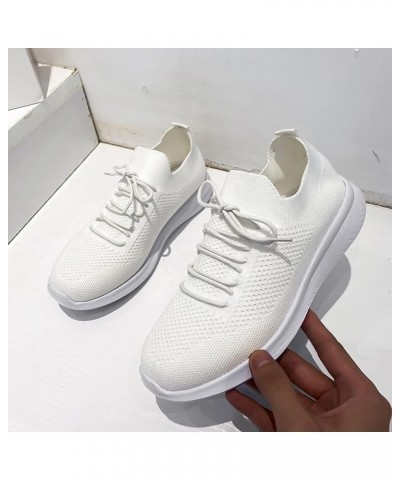 Memory Foam Shoes Women Running Shoes for Women Womens Work Shoes Business Casual Casual Shoes White Sneakers Z 04-white $20....