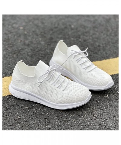 Memory Foam Shoes Women Running Shoes for Women Womens Work Shoes Business Casual Casual Shoes White Sneakers Z 04-white $20....