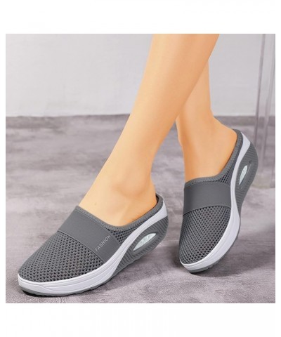 Lightweight Breathable Shoes Women's Walking Shoes Fashion Mesh Flying Woven Mesh Upper Casual Jogging Shoes Ladies Tennis Sh...