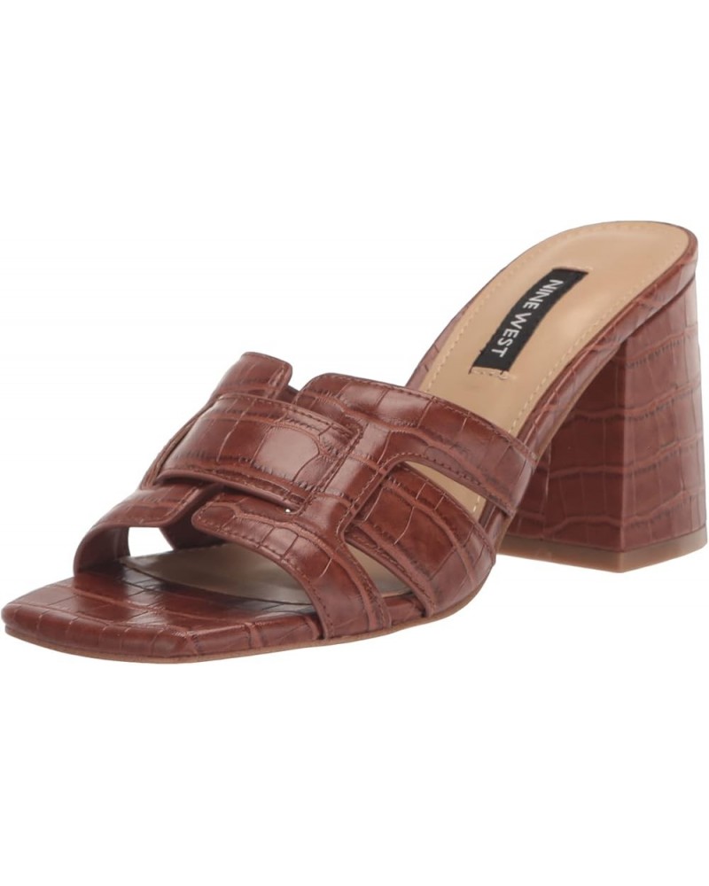 Womens Kaelyn Heeled Slide Sandal Coffee 212 $26.19 Sandals