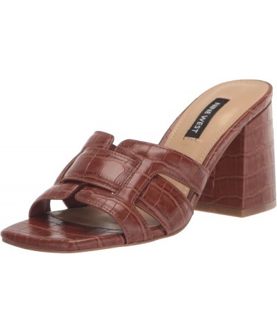 Womens Kaelyn Heeled Slide Sandal Coffee 212 $26.19 Sandals