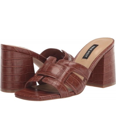 Womens Kaelyn Heeled Slide Sandal Coffee 212 $26.19 Sandals