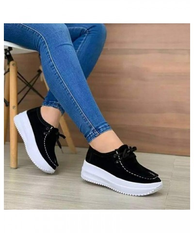 Soft Loafers Slip Shoes Shoes Bottom Leather Flat Women Moccasins Women's Casual Shoes Womens Casual Slip on Shoes with No Ba...