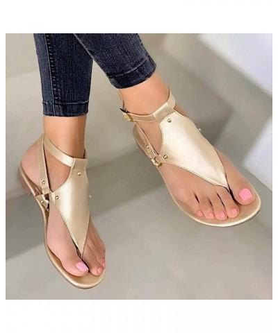 Business Casual Shoes Women Wide Shoes Flip Toe Flops Sandals Sandals Buckle Ladies Women's Strap Flat Beach Open (Brown, 7.5...