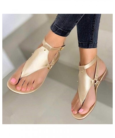 Business Casual Shoes Women Wide Shoes Flip Toe Flops Sandals Sandals Buckle Ladies Women's Strap Flat Beach Open (Brown, 7.5...