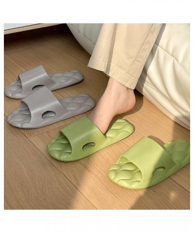 Shower Slippers for Women Men Indoor Home Slippers Summer Bathroom Slides Sandals Pool Slippers House Shoes Couple Slippers A...