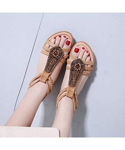 Summer Bohemia Sandals for Women Beach Shoes Women's Sandals Flat Summer Shoes Big Size Fashion Ladies Rome Sandals Women San...