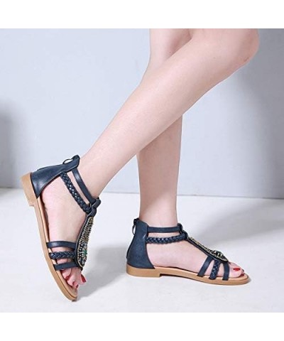 Summer Bohemia Sandals for Women Beach Shoes Women's Sandals Flat Summer Shoes Big Size Fashion Ladies Rome Sandals Women San...