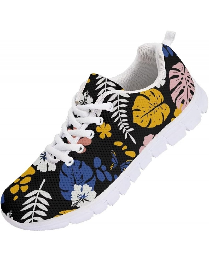 Shoes for Women Soft Lightweight Print Sneaker Running Walking Outdoor Casual Womens Shoes Leaves B $18.48 Fashion Sneakers