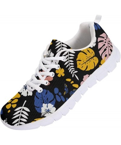 Shoes for Women Soft Lightweight Print Sneaker Running Walking Outdoor Casual Womens Shoes Leaves B $18.48 Fashion Sneakers