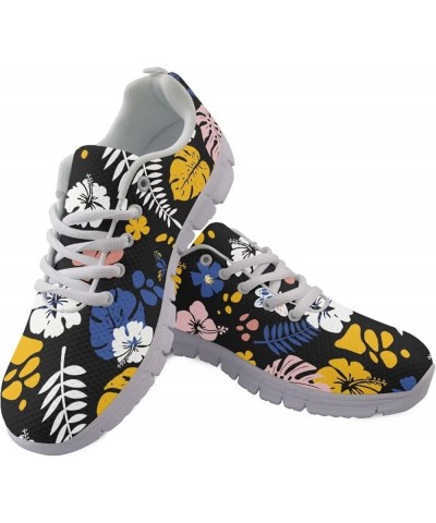 Shoes for Women Soft Lightweight Print Sneaker Running Walking Outdoor Casual Womens Shoes Leaves B $18.48 Fashion Sneakers