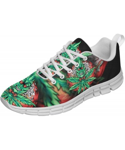 Mens Womens Marijuana Print Running Shoes,Athletic Tennis Sneakers Comfortable Fashion Weed Shoes Marijuana 282 $43.98 Fashio...