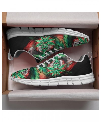 Mens Womens Marijuana Print Running Shoes,Athletic Tennis Sneakers Comfortable Fashion Weed Shoes Marijuana 282 $43.98 Fashio...