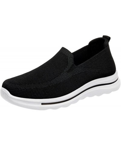 Women's Sneakers 2022 New Shoes Fashion Lightweight Breathable Mesh Tennis Shoes Wide Width Shoes for Women Z 04-black $15.37...