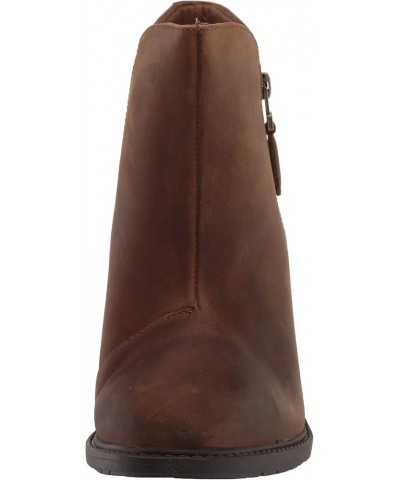 Womens Scene Zip Dark Tan Leather $26.86 Boots