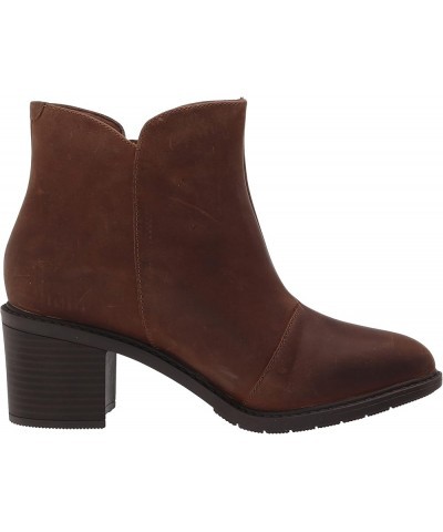 Womens Scene Zip Dark Tan Leather $26.86 Boots