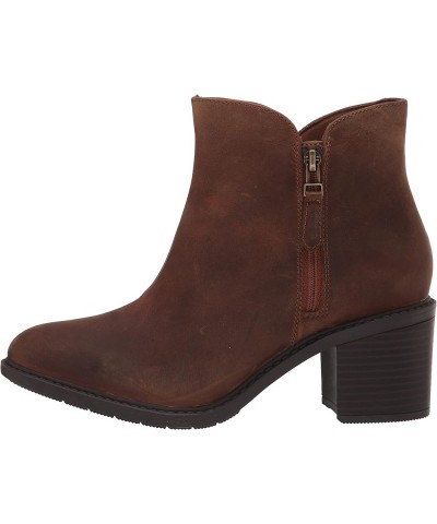 Womens Scene Zip Dark Tan Leather $26.86 Boots