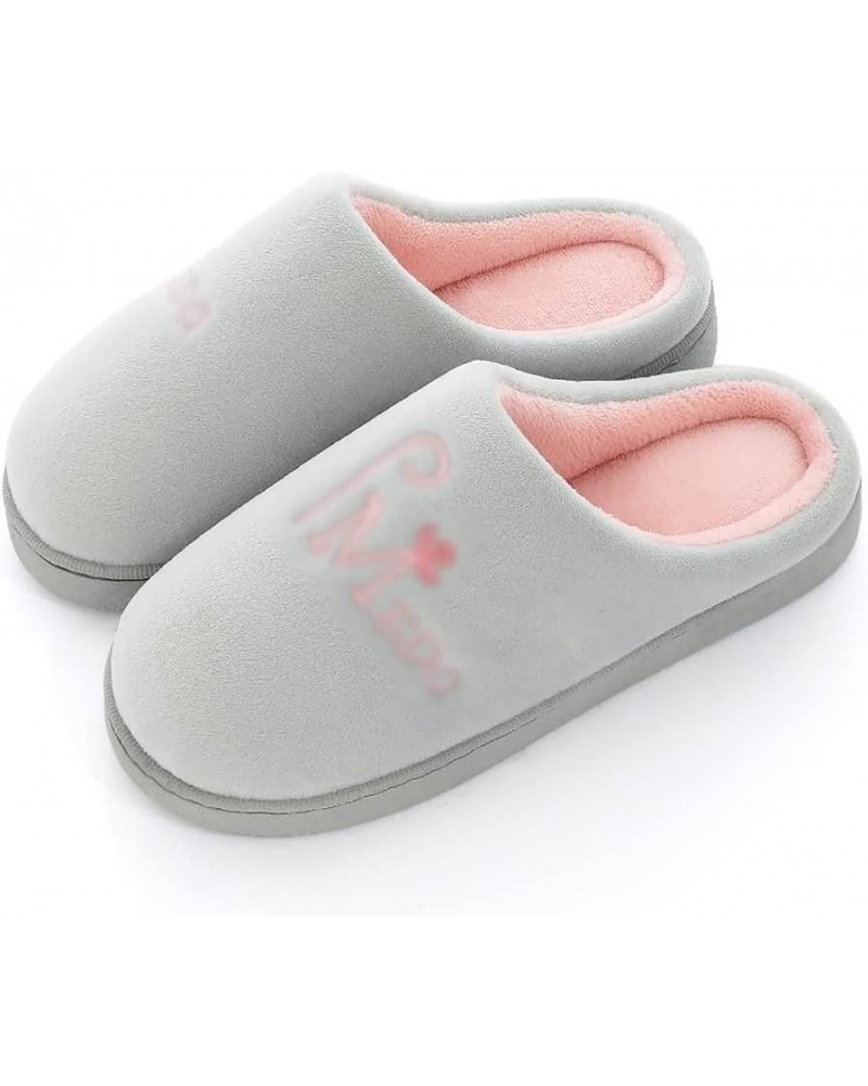 Winter Slippers Soft and Foldable Cotton Shoes Bottom Slip-on Plush House Slippers Cute Women's Warm Anti-Skid Fluffy Slipper...