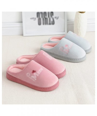 Winter Slippers Soft and Foldable Cotton Shoes Bottom Slip-on Plush House Slippers Cute Women's Warm Anti-Skid Fluffy Slipper...