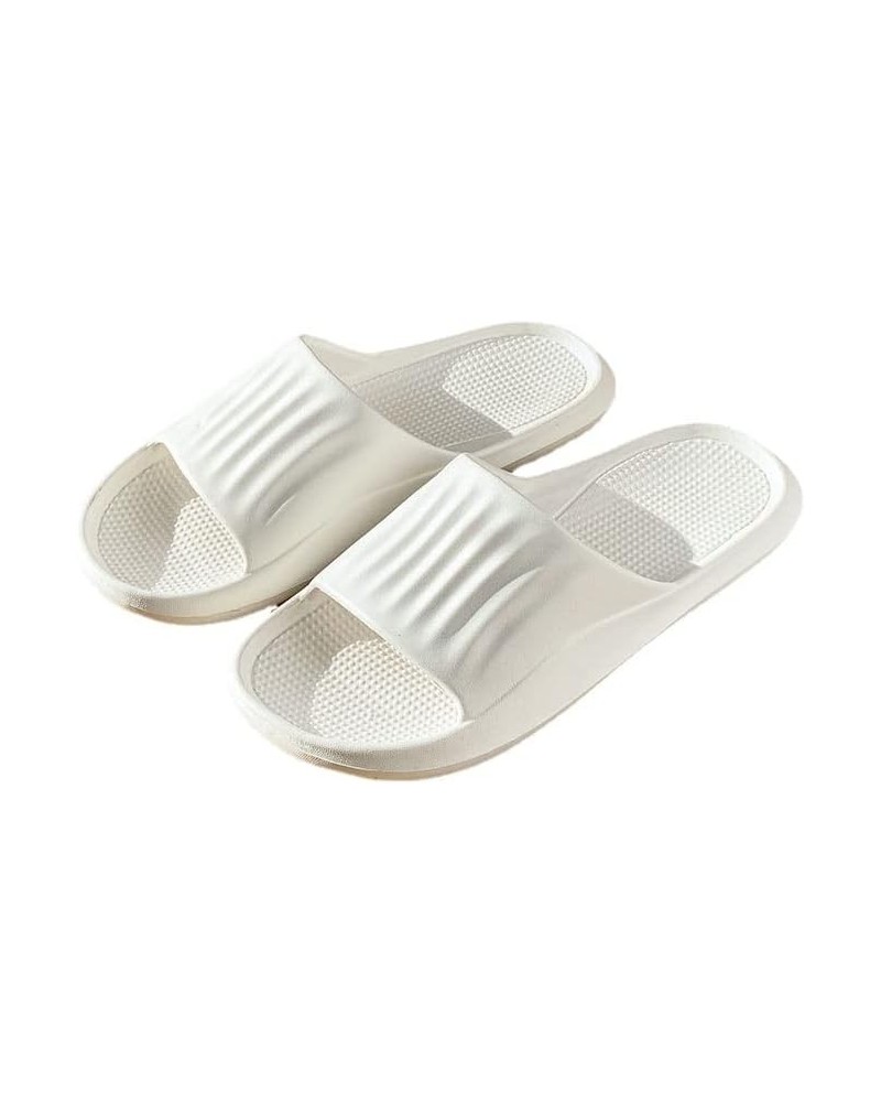 Women's Shower Sandal Solid Summer Open Toe Slippers Cute Anti-Slip Bathroom Quick Drying Bath Slippers (7.5,White) $11.52 Sl...