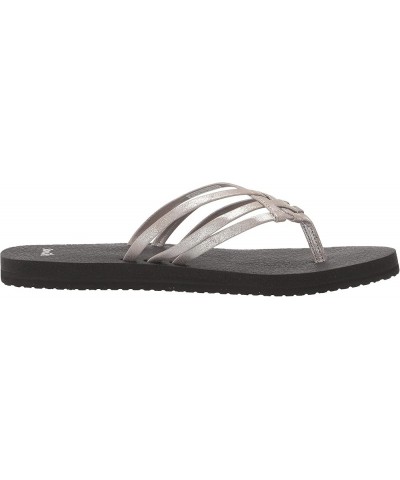 Yoga Sandy Metallic 11 Silver $20.39 Sandals