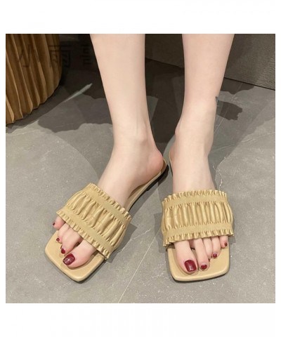 Flowers Rhinestone Heel Buckle Ladies Fish Shoes Breathable Mouth Wedge Sandals Strap Women's Sandals House Slippers for Wome...