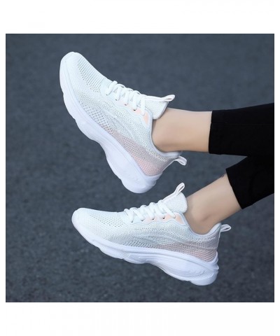 Walking Shoes for Women Wide Width Trainers Mesh Casual Sock Sneakers Outdoor Sneakers Z 12-c $17.61 Fashion Sneakers